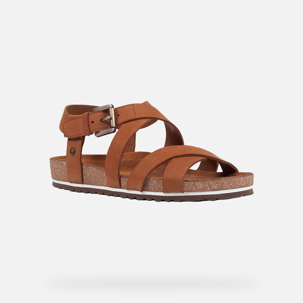 Sandalias Geox Senhora Marrom - Spensierata - JYDQH5478